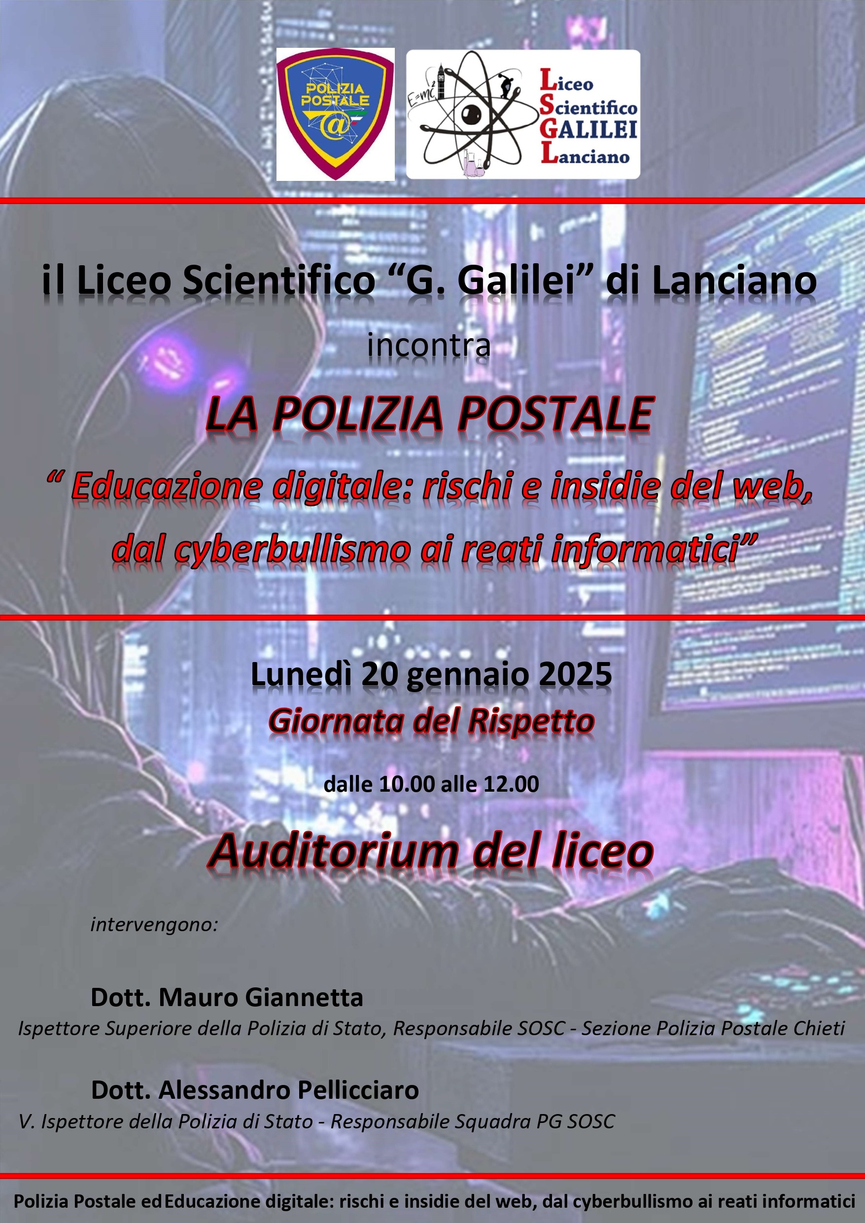 Il liceo incontra la Polizia Postale